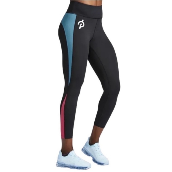 Peloton Pants - Peloton Capri High Rise Colorblock‎ Leggings Size XL